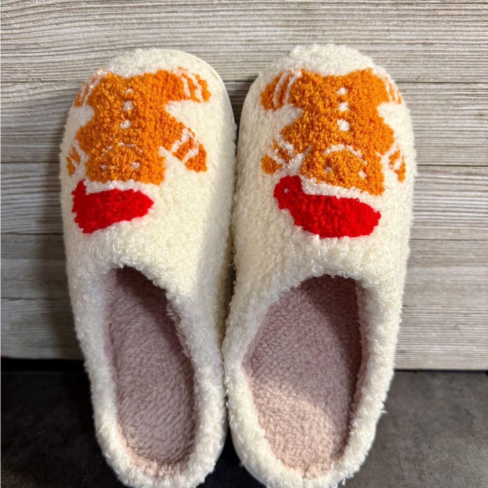 Cozy Gingerbread Slippers